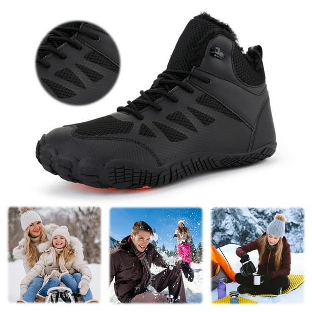 Zapatos para Botas Nieve Invierno Caminata Descalzos Hombres Impermeables Al Aire Libre