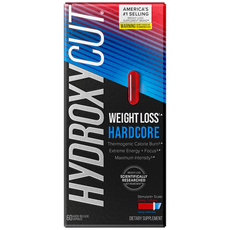Hydroxycut Hardcore Original Advanced Weight Loss Pills, Fat