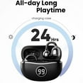thumbnail image 4 of SPOORYYO Earclip Open Ear Bluetooth Earphones, Low Latency Stereo, Double Mic Noise Reduction, High Battery, Comfortable Wearing for Sports, 4 of 6