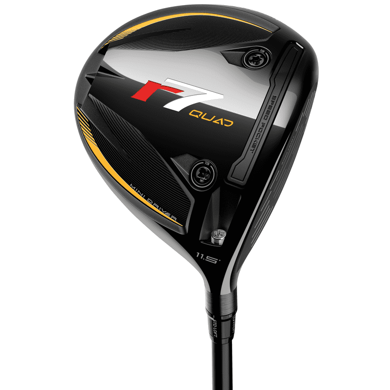 希少 R7 Quad Mini D 11.5° S Pre-Owned TaylorMade r7 Quad Mini 11.5* Driver Stiff Fujikura