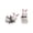 White, variant on Beforeyayn Pair Pack Easter Resin Bunny Ornament, Rattan effect bunny decor for garden patio, perfect for Easter home decoration, lawn accents, and cute rabbit pair.