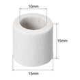 thumbnail image 3 of Tubo de aislamiento cerámico de 10 mm de diámetro, tubo de porcelana de alúmina de un solo orificio, 10 piezas, 3 of 5