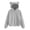 Gray, variant on HAOTAGS Girls Fuzzy Hoodie with Pocket, Long Sleeve Plush Pullover Top Warm Cozy Fall Winter Sky Blue Size 11