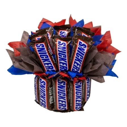 Snickers Fun Size Candy Bouquet
