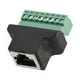 thumbnail image 1 of Diyeeni RJ45 Hembra A 8 Pin Tornillo Término Bloque Terminal Conector DVR Cable Ethernet Extensor Adaptador Adaptador de red Adaptador en línea, 1 of 8