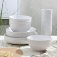 thumbnail image 2 of Skymirror 32 Pcs Plastic Tableware Set Food-grade Reusable Dinner Plates Bowls Cups Service for 8 Dishwasher Safe Non-breakable Dishware for Picnics Parties Family Gatherings, 2 of 6