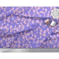 thumbnail image 3 of Soimoi Modal Satin Fabric Blossom Floral Print Fabric by The Yard 42 Inch Wide, 3 of 3