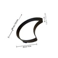 thumbnail image 2 of CRILSTYLEO 2Pcs Stepping Stone Mold Black for Homeowners Landscaping, 2 of 8
