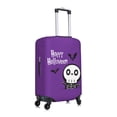 thumbnail image 4 of Luggage Cover Anti Scratch, Halloween Funny Skeleton Purple Elastic Suitcase Protector Suitcase Covers for Luggage Fits 18-32 Inch Luggage, 4 of 6