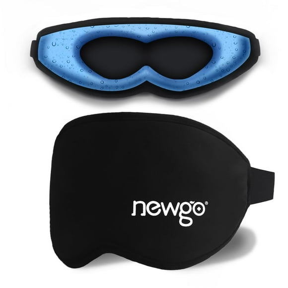 Máscara de ojos en gel refrescante NEWGO 3D Soft Cold Eye Mask negra
