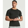 thumbnail image 2 of Real Essentials 4 Pack: Men's Short Sleeve Compression T-Shirt Base Layer Undershirt Athletic Top (Available in Big & Tall), 2 of 7