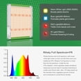 thumbnail image 3 of 11.8 In. 100-Watt White Led Grow Light, Color Changing Light With Dimmer Function Flexible Mounting Plug In And, 3 of 6