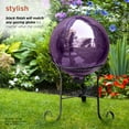 thumbnail image 5 of Alpine Corporation 10-Inch Metal Gazing Globe Stand Accessory, Black, 5 of 11