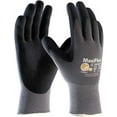 thumbnail image 2 of 3 Pairs Set Pack MaxiFlex 34-874 Gloves Nitrile Micro-Foam Grip Palm & Fingers - Excellent grip and abrasion resistance Size-L/3 Pairs, 2 of 8