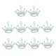 thumbnail image 4 of unbranded 10Pcs Silver Crown Pendant Alloy Jewelry Making Accessory for Decoration Crafts, 4 of 8