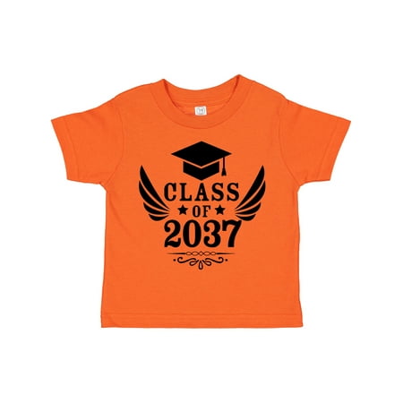 

Inktastic Class of 2037 with Graduation Cap and Wings Gift Toddler Boy or Toddler Girl T-Shirt