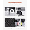 thumbnail image 6 of Universal Aluminum Alloy Motorcycle Top Case 45L Waterproof Detachable Leather Lined Tail Box with Lock Back Cushion Fits 99 Percent of Motorcycle Frames, 6 of 7