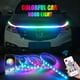 thumbnail image 2 of 1Pcs Más Reciente RGB LED Capó De Coche Tira De Faros Delanteros Luces De Circulación Diurna Aplicación Flexible Control Remoto Lámparas De Atmósfera Decorativas 12v huangjie unisex, 2 of 2