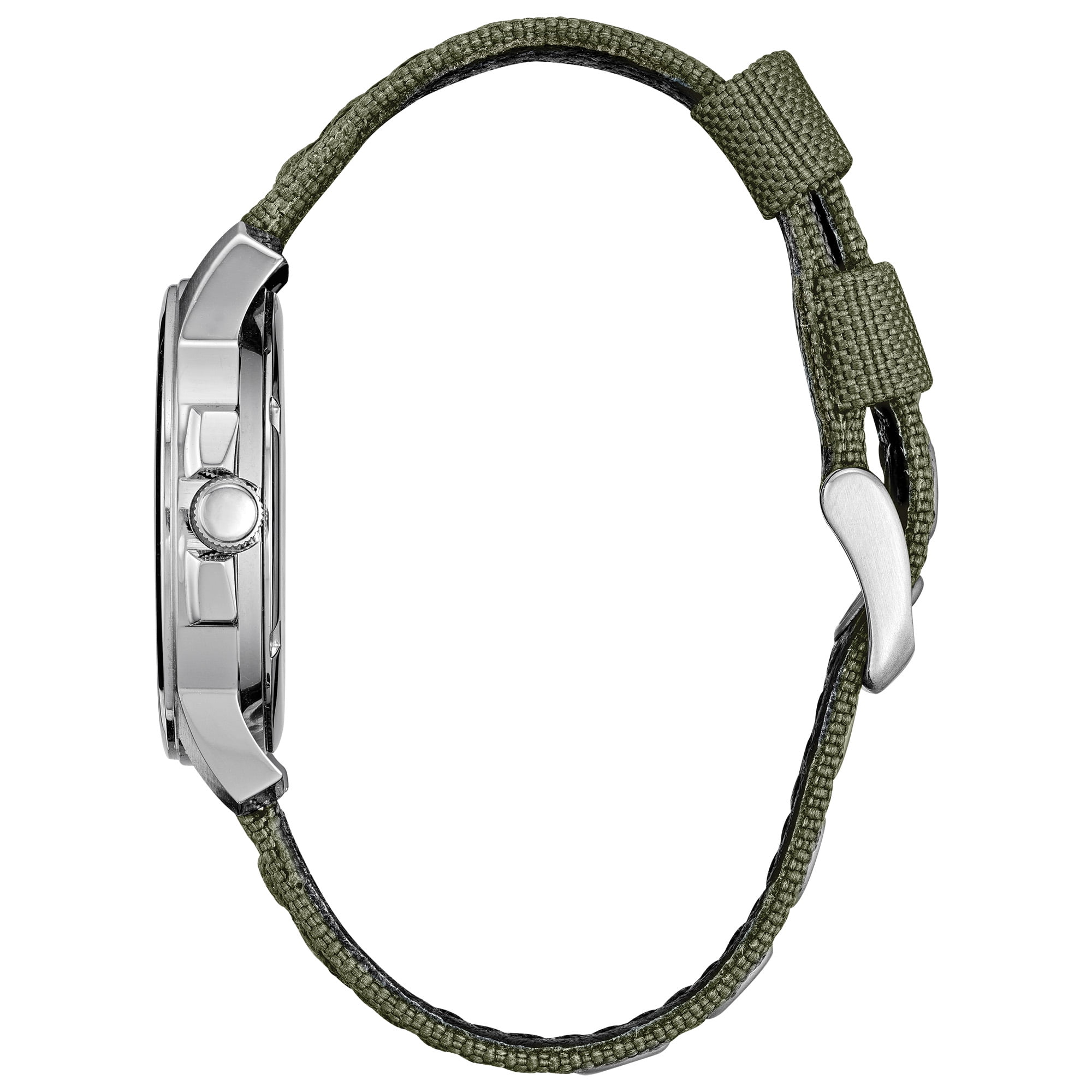 Buy Citizen Men's EcoDrive Chandler Green Strap Field Watch BM818003E