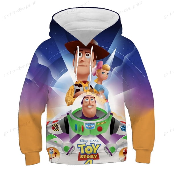 Sudadera Toy Story 4 para niños, sudadera de moda para niños y niñas, sudadera con capucha de moda de manga larga para primavera y otoño 2022 para niños 100 zhangmengya CONDUJO