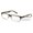 Black, variant on V.W.E. Modern Rectangular Progressive Reader - Clear On Top Reading Glasses - AR Coating Z122 +3.00