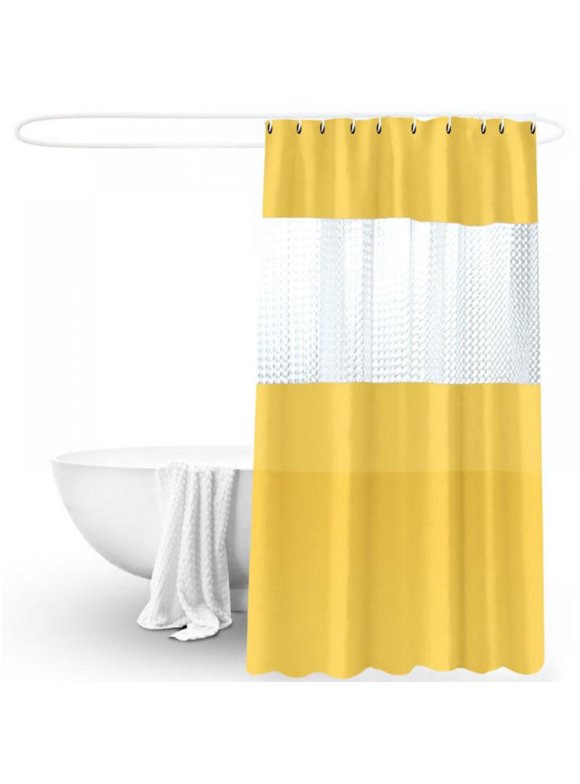 Yellow Shower Curtains in Shower Curtains