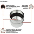 thumbnail image 2 of Neverest RK 4" inch Professional Backdraft Shutter Damper Connector Steel for Duct Backflow Preventer, 2 of 6