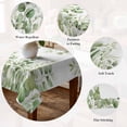thumbnail image 5 of Green Eucalyptus Table Cloth Waterproof Tablecloths, Farmhouse Botanical Leaves Tablecloth Dining Table Cover for Kitchen Party Tabletop Outdoor, Rectangle Tablecloth 52x70 Inch, 5 of 9
