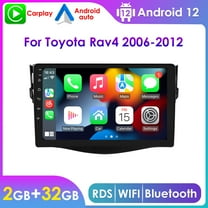 Android 12.0 Wifi 2 32GB Carplay Bluetooth Car Stereo Radio GPS Navigation Player For Toyota RAV4 2006-2012