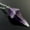 Amethyst, variant on Cone Pendulum Natural Crystal Gemstone Hexagonal Point Pendant Energy Healing