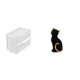 thumbnail image 1 of caso de tejido,Caja de almacenamiento de papel higiénico para montaje en pared,Soporte de pared acrílico para papel higiénico y toallas,Figura de escritorio,Estatua de gato,linda decoración, 1 of 8