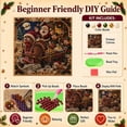 thumbnail image 3 of WDOBM Christmas Pearl Painting Kit, Christmas Diamond Painting Kit with Frame, Pearl Painting Kit for Adults Beginners, Santa Claus Pearl Dot Painting Canvas Kit for Home Wall Decor, 3 of 9