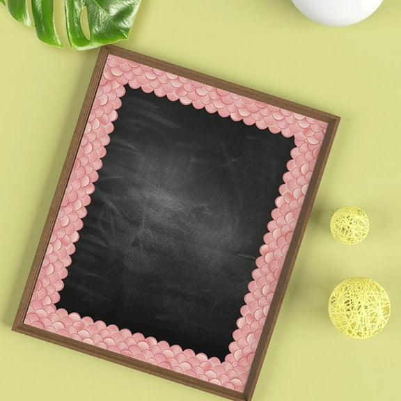 OFFIGAM Scale Pattern Bulletin Board Borders SelfAdhesive Coated Paper for Classroom Decor 1 Roll
