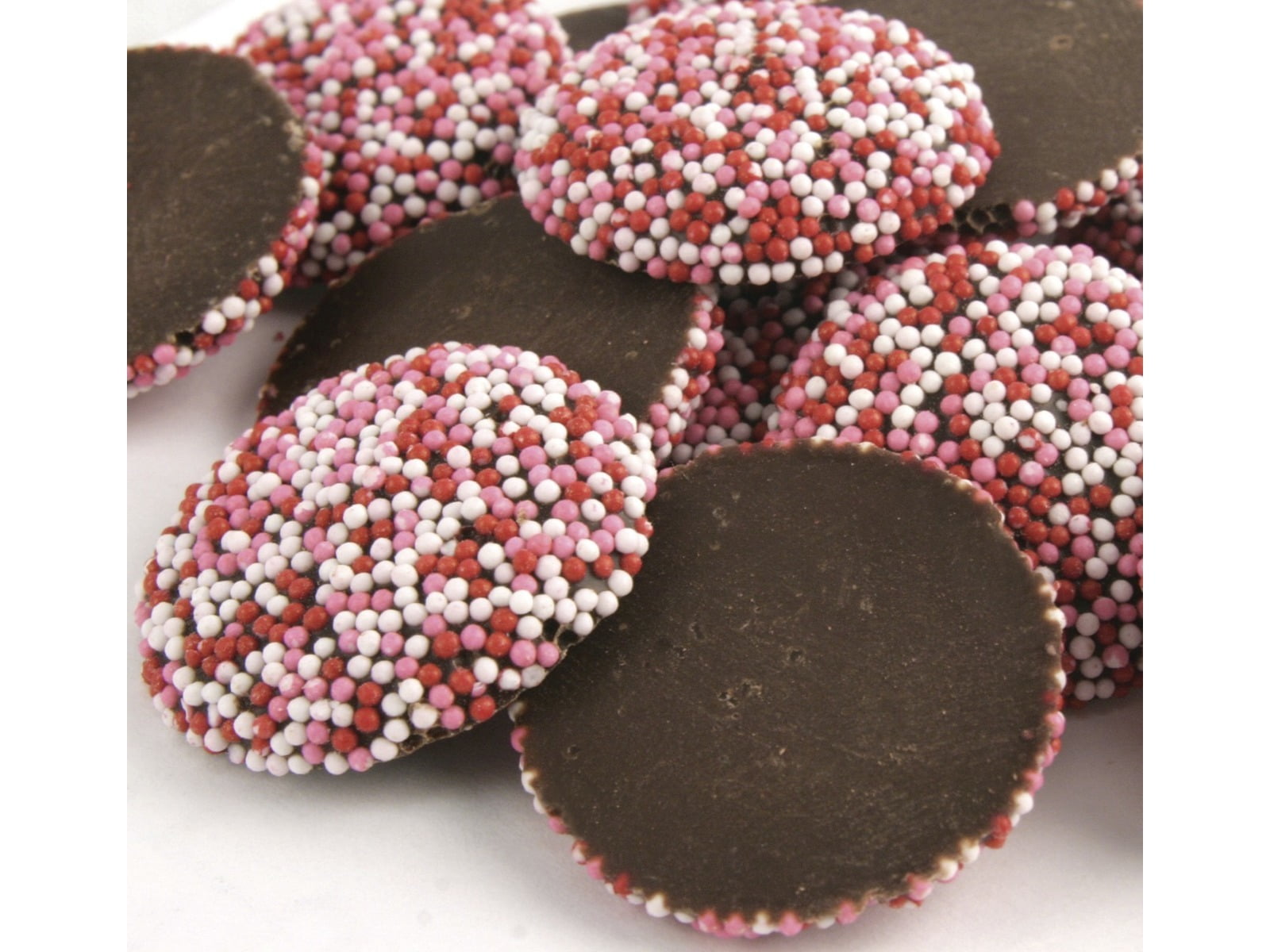 Valentine Nonpareils Dark Chocolate candy nonpareil 2 pounds