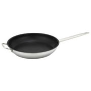 Winco SSFP-12NS Stainless Steel Fry Pan, Non-Stick - 12 in. Dia.