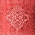 thumbnail image 1 of Ahgly Company Indoor Square Oriental Red Industrial Area Rugs, 5' Square, 1 of 4