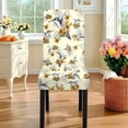 thumbnail image 2 of Xoenoiee Hummingbird Sunflower Pattern 5 Pcs Tablecloth Chair Cover Set Chair Covers Waterproof Rectangle Table Cloth for Dining Room Banquet Party Festival Decoration, 2 of 6