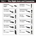 thumbnail image 3 of Clear IQ Premium Silicone Beam Front Wiper Blade Set – 21in. Driver Side & 19in. Passenger Side, 3 of 10