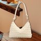 thumbnail image 3 of Bolso de hombro elegante para mujer, bolso de mano para axilas, bolso de mensajero, bolso de mano de lona para mujer, para cosméticos, vacaciones, via Blanco Yinane Bolso de mujer, 3 of 6