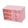 thumbnail image 3 of Mini organizador de cajones para organizar pequeños organizadores con cajones para suministros de arte Rosa, 3 of 9