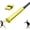 yellow, variant on Badminton Swing Trainer, Adjustable Resistance with Sound Cues, Builds Arm Strength and Smash Power, Suitable for Solo Training Home Outdoor Practice
