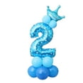 thumbnail image 4 of unbranded De Globos De Aluminio Azul Con Soporte Y Para, 4 of 8