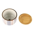 thumbnail image 4 of Succulent Flower Pot Ceramic Flower PotSet With Bamboo Desktop Stand, 4 of 9