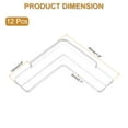 thumbnail image 2 of Uxcell Protecteurs d'Angle 12 Pcs Protecteurs d'Angle de Table Garde d'Angle de Meuble et Pare-Chocs de Bords (en Forme d'Étoile, Transparent), 2 of 6
