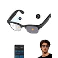 thumbnail image 1 of Gafas inteligentes MNVOEQ AI con cámara y grabación de vídeo 4K, 1 of 9
