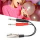 thumbnail image 1 of Xlr Dual 1/4 Pulgadas Macho A XLR Hembra Y Cable De Sonido Divisor XLR Hembra A Doble 6,35mm Macho Adaptador Convertidor De Micrófono 7,9 Pulgadas, 1 of 7