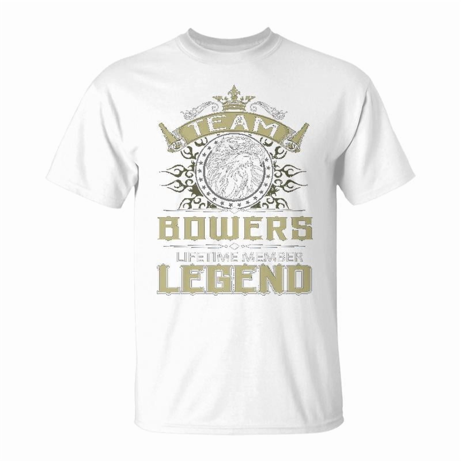 Bowers Name Gift Team Bowers Lifetime Member Legend Unisex Jersey Crewneck Tshirt