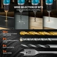 thumbnail image 3 of VEVOR Drill Bit Set 100PCS Screwdriver Bit Set with Carrying Case Multi-purpose, 3 of 9