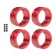 thumbnail image 2 of Manguitos de Copa de Transmisión de Aleación de Aluminio RC de 4 Piezas, Piezas de Repuesto, Duraderas para Vehículos RC de Accesorios de Bricolaje a Rojo, 2 of 8