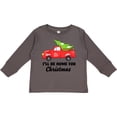 thumbnail image 3 of Inktastic I'll Be Home for Christmas Truck with Tree Boys or Girls Long Sleeve Toddler T-Shirt, 3 of 5